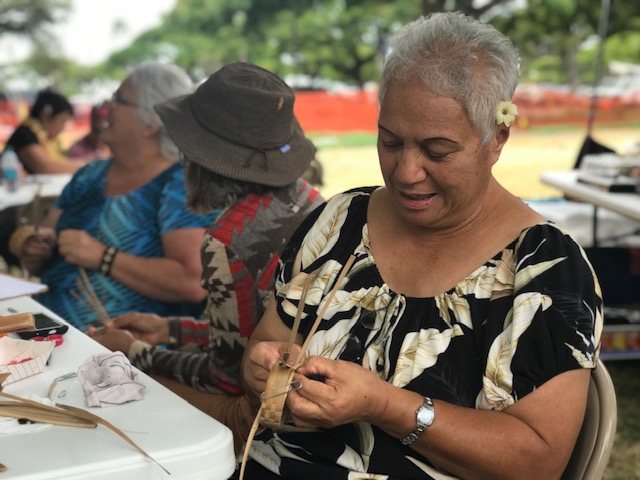 lauhala weaving